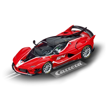 CARRO PARA PISTA ELÉTRICA AUTORAMA CARRERA EVOLUTION FERRARI FXX K EVOLUZIONE NÚMERO 54 ESCALA 1/32 CAR20027610